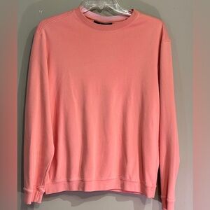 BOBBY JONES GOLF SWEATSHIRT SALMON SZ LRG